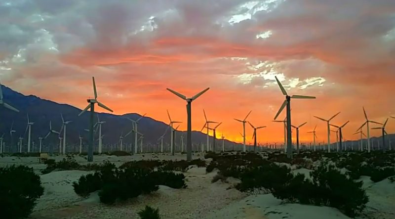 Palm Springs Windmills Time-Lapse Video