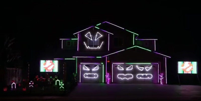 Riverside Light Show Halloween