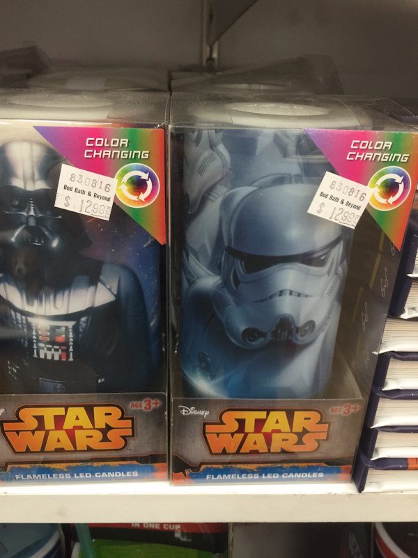 Star Wars Flameless Candles Bed Bath and Beyond