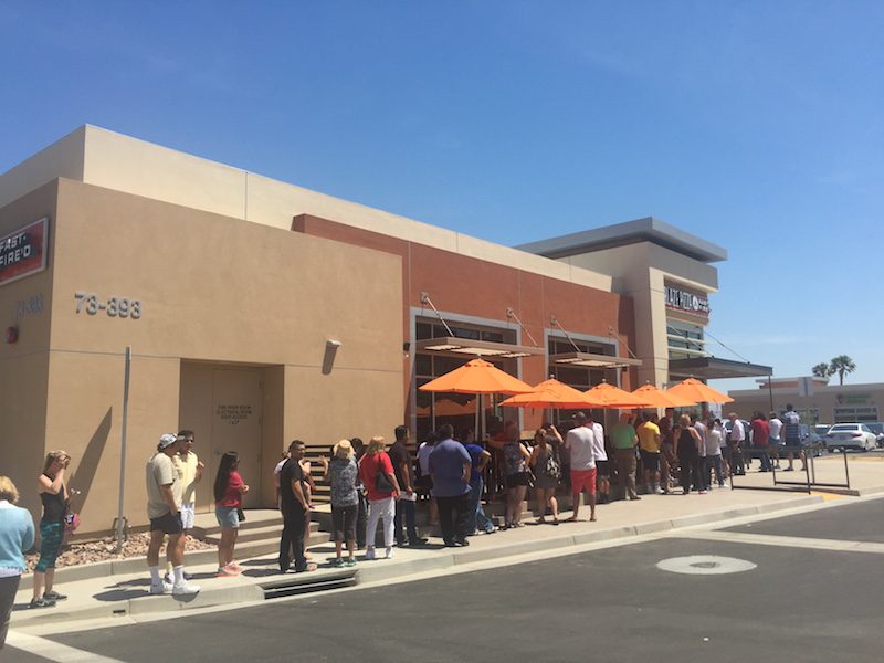 Blaze Pizza in Palm Desert on Free Pizza Day