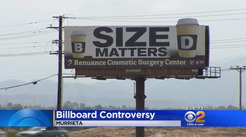 Size matters billboard