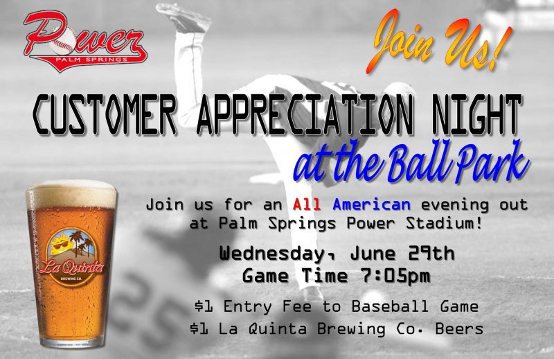 La Quinta Power Appreciation Night