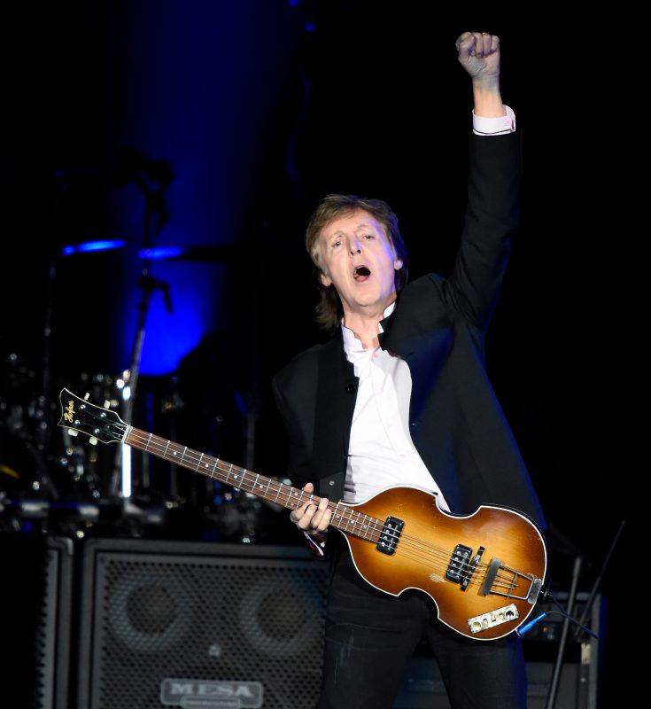 INDIO, CA - OCTOBER 08: Sir Paul McCartney performs onstage during Desert Trip at The Empire Polo Club on October 8, 2016 in Indio, California. (Photo by Kevin Mazur/Getty Images for Desert Trip)