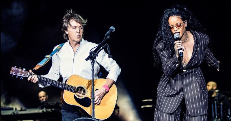 Paul McCartney and Rihanna perform at Desert Trip