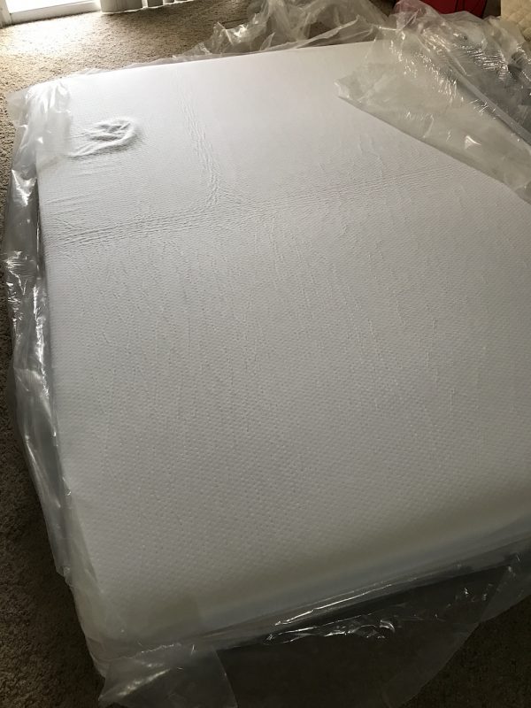 I was sent an Eight Mattress to review. Here is the packaging it comes in. Here it is all rolled out of the packaging. The mattress is very comfortable to sleep on at night.