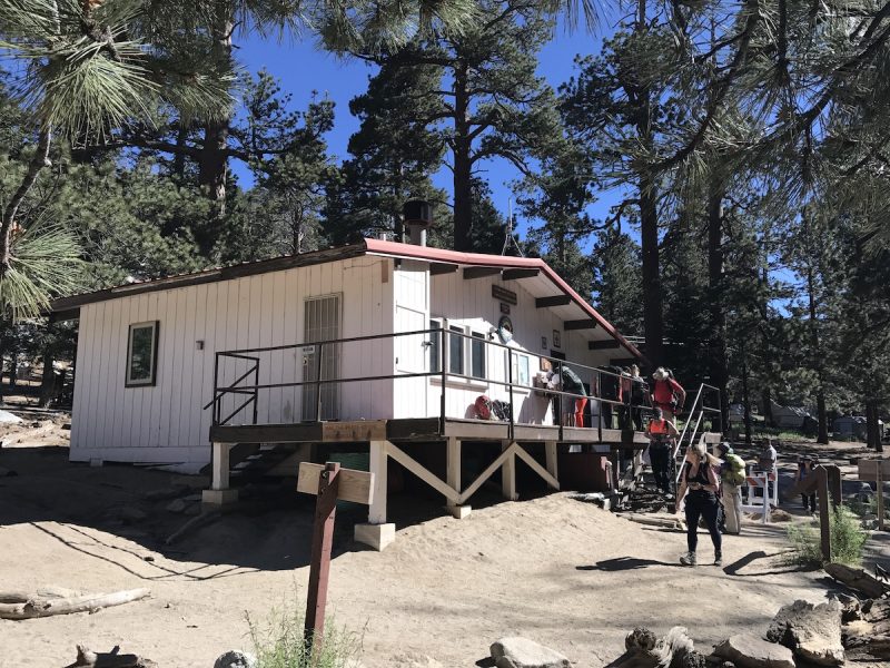The ranger station at the top of the Palm Springs Aerial Tramway