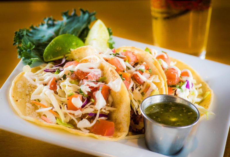 Tacos served during Happy Hour at Stuft Pizza