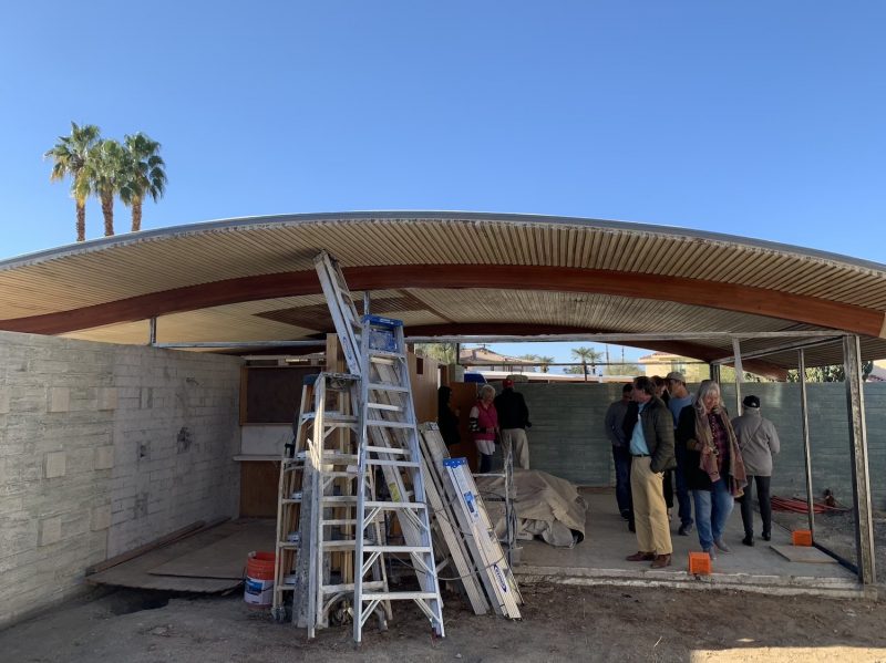 The uncompleted Wave House in Palm Desert