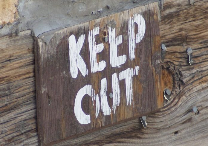 keep out