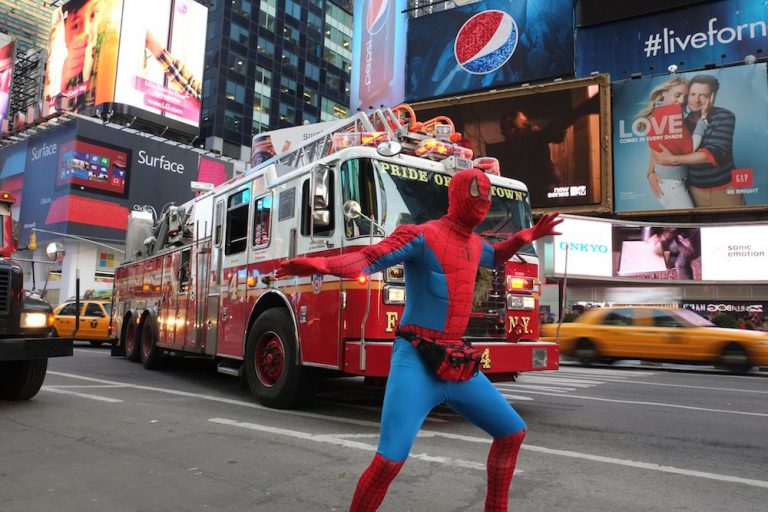 Batman and Spider-Man Arrested in NY for Incident Involving “Buttocks Grabbing”