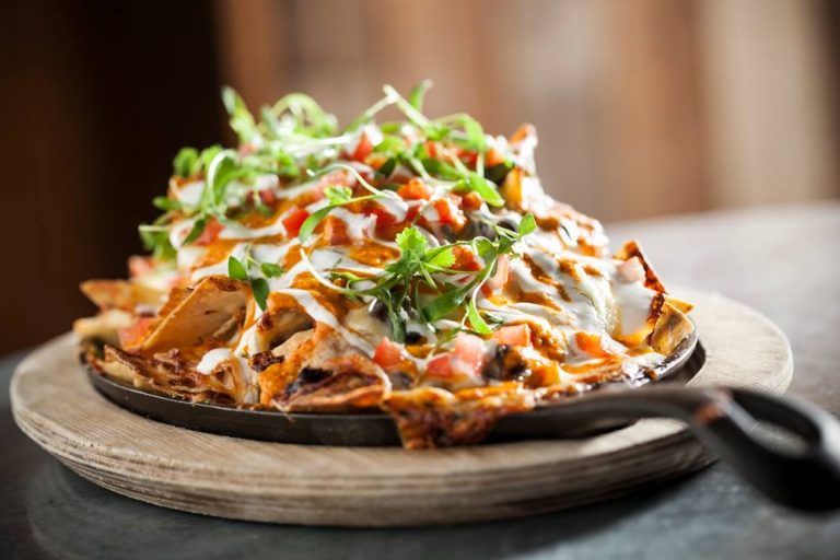 The Best Nachos in Greater Palm Springs Come From a Hotel Tequila Bar