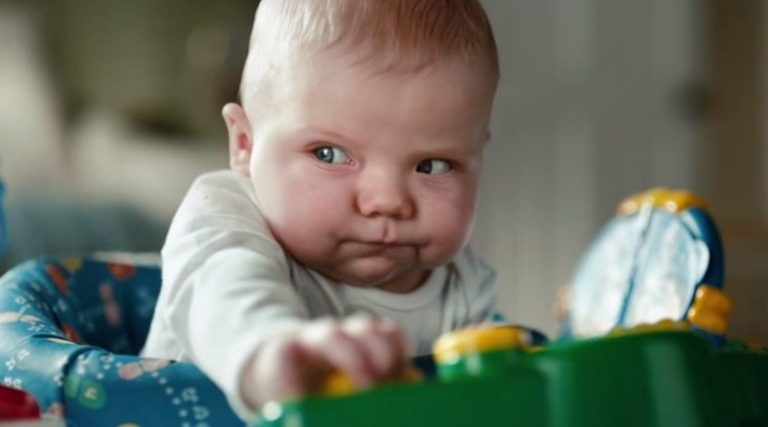 Babies Look Happy and Proud While Pooping in New Diaper Commercial