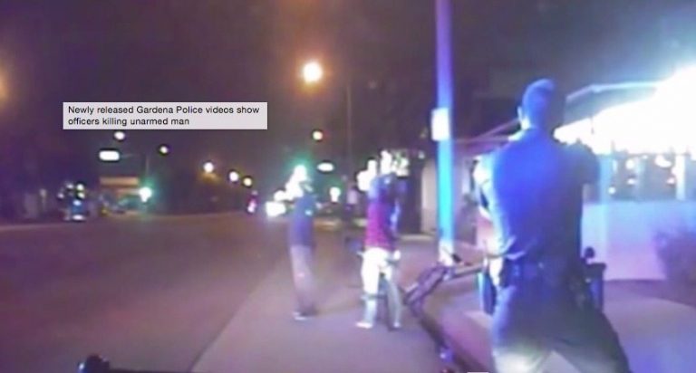 Disturbing Video Shows Police Shooting Unarmed Man in Gardena