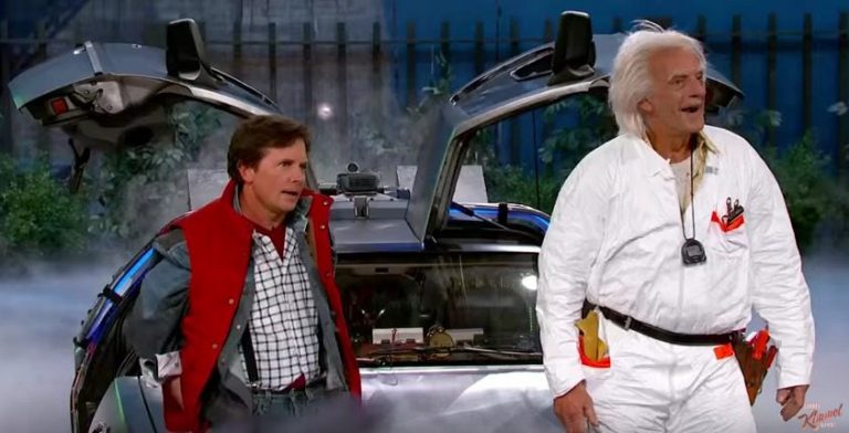 Video: Marty McFly & Doc Brown Visited Jimmy Kimmel and it was Perfect