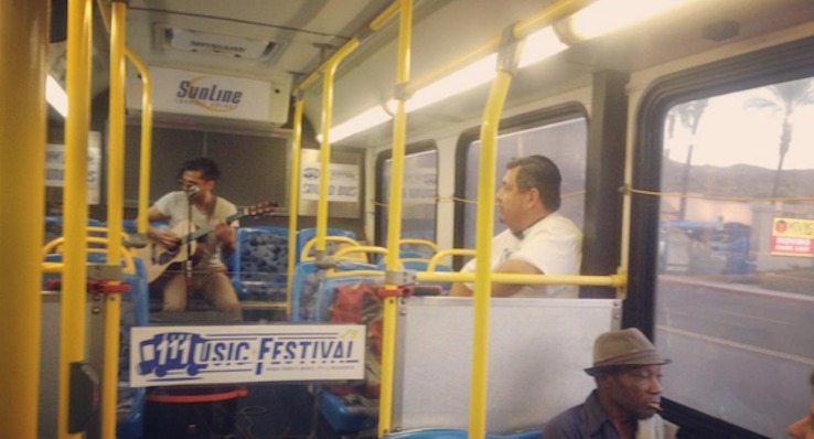 That music festival on a bus thing happened again and it looked just as weird as you would expect