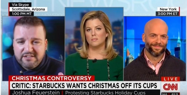 The guy leading the Starbucks red cup protest got owned on CNN