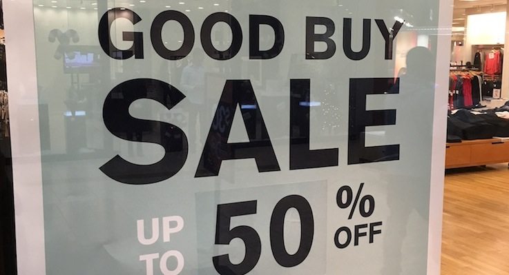 gap closing sale