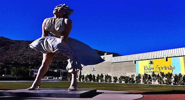 Palm Springs, California: Giant Marilyn Monroe Statue Forever Marilyn is  returning in 2020? - Coachella Valley