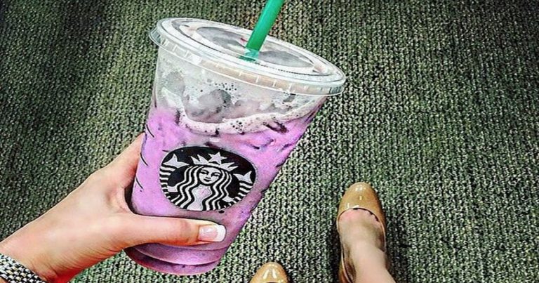 Everyone is going nuts for the secret purple drink at Starbucks