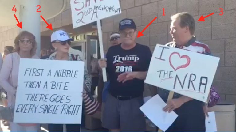 Palm Springs gun protesters: ranked