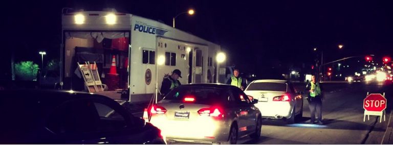 There are 2 DUI Checkpoints in the Coachella Valley Friday night