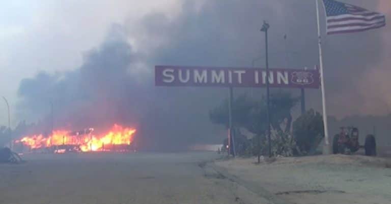 Blue Cut Fire destroys historic Summit Inn