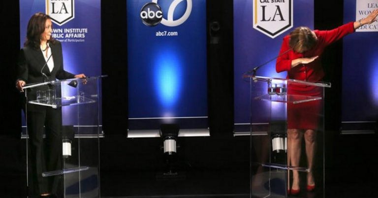 The California Senate debate featured dabbing, for some reason