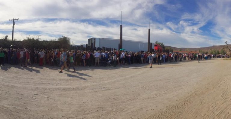 So there’s just a couple of people in line for Paul McCartney at Pappy & Harriet’s