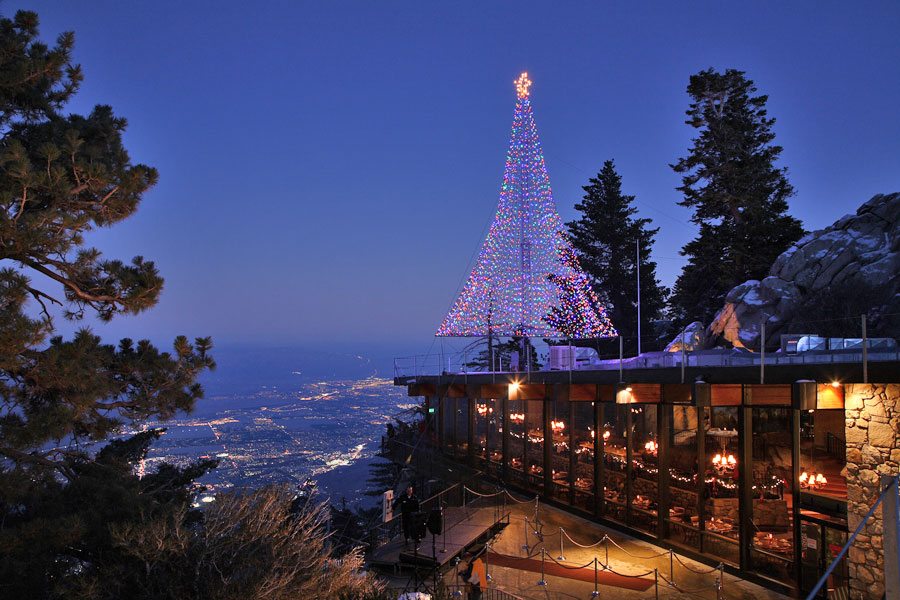 Christmas time at the Palm Springs Aerial Tramway