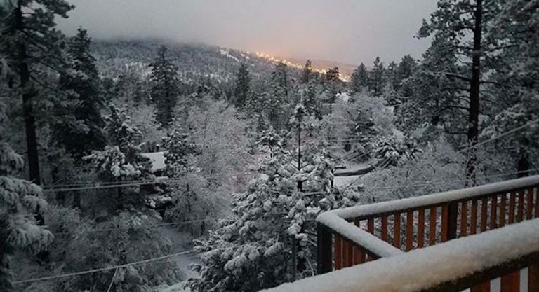 Photos: Big Bear gets first snowfall of the season