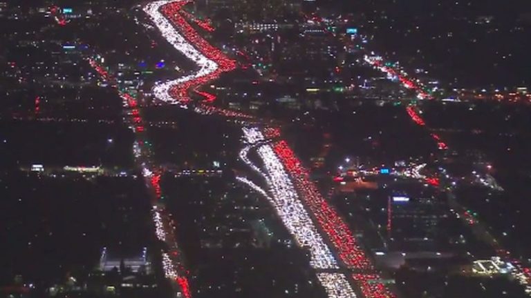 Video: yeah, you’re going to want to stay off the LA freeways today