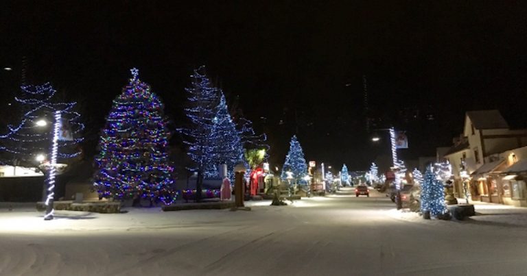 The local mountains might see a White Christmas