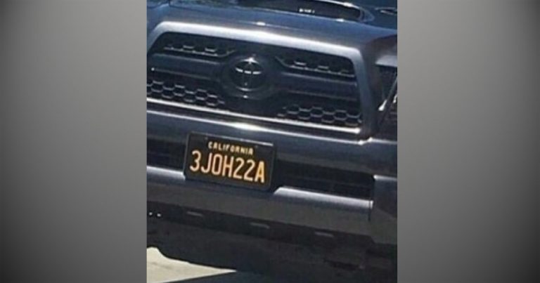 Clever Californian sneaks obscene personalized license plate by the censors