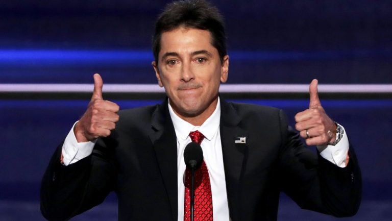 Scott Baio claims the wife of a Red Hot Chili Pepper attacked him over Trump