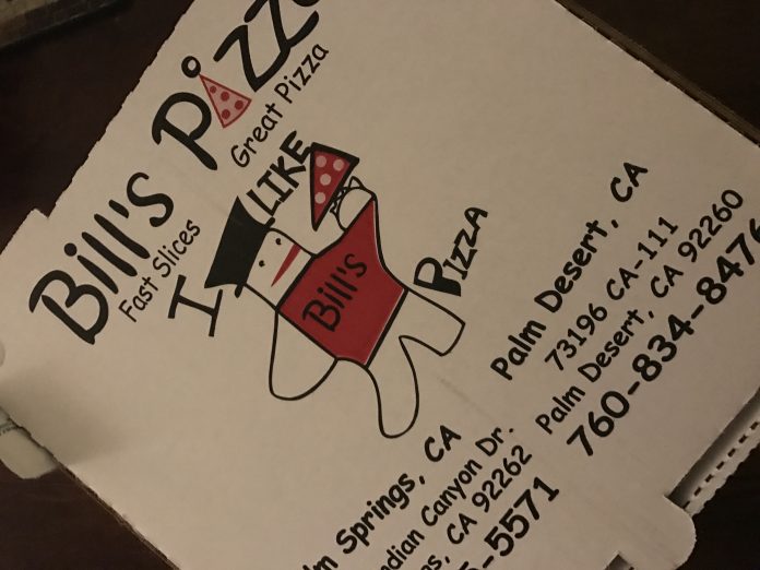 Bill's Pizza in Palm Desert, California