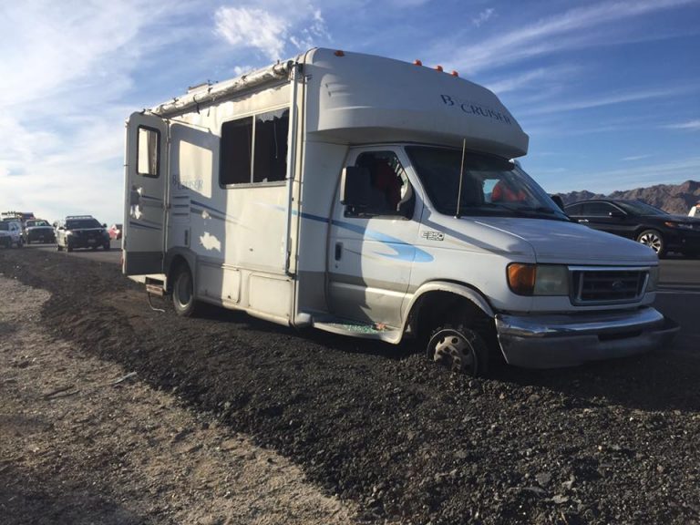 Woman arrested after leading police in motor home pursuit from Cabazon to Desert Center