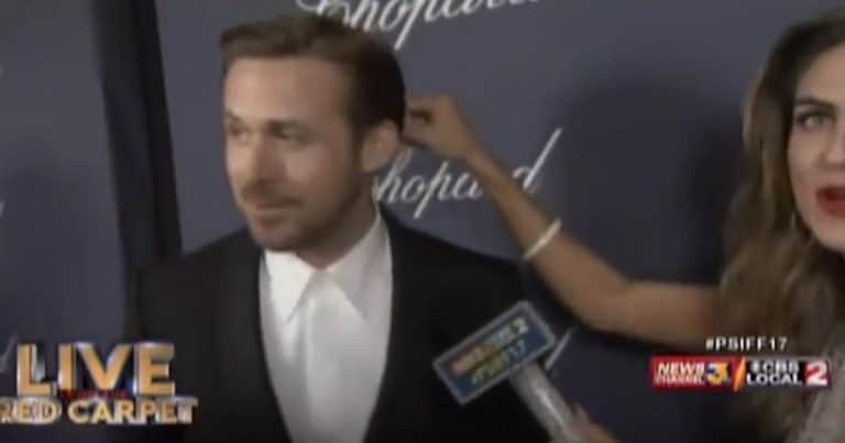 Video: Things got weird during Ryan Gosling’s interview at the Palm Springs Film Fest