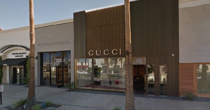The Gucci store on El Paseo in Palm Desert