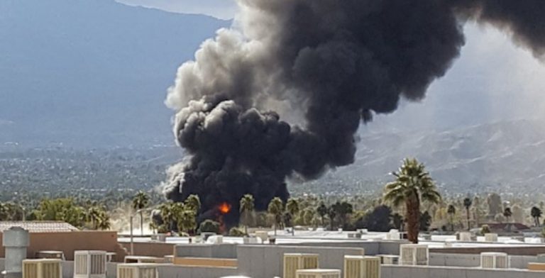 Palm Desert fire had exploding ammunition