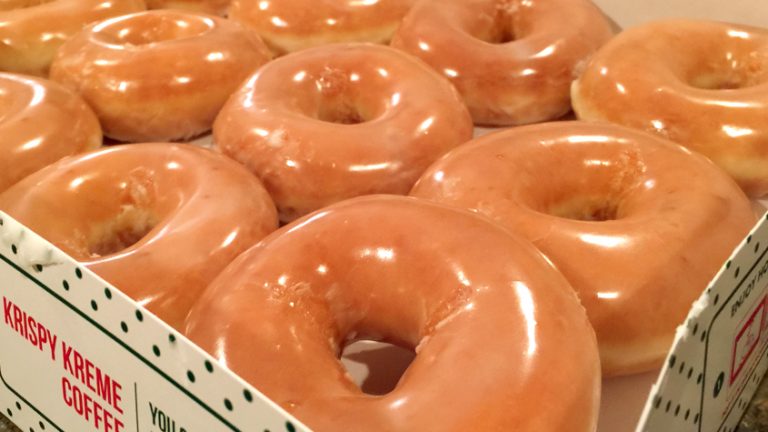 Krispy Kreme has free doughnuts this month and why doesn’t Palm Springs have a Krispy Kreme!!