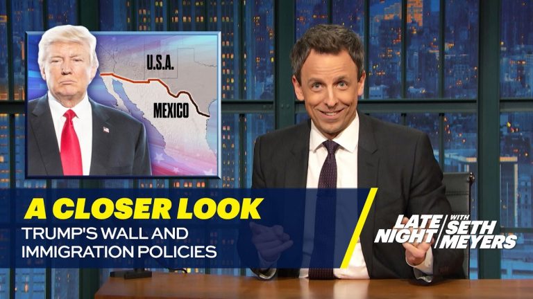 Seth Meyers shreds Donald Trump’s wall, immigration plan