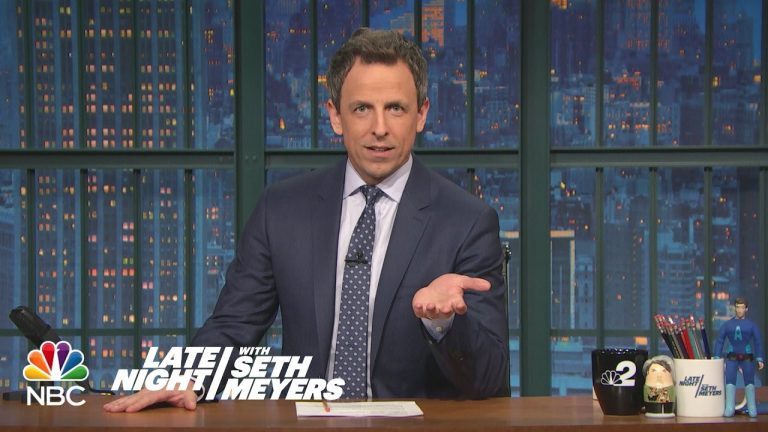 Seth Meyers calls out President Trump for attacking transgender kids