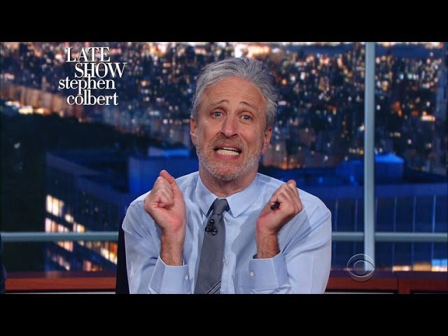 Jon Stewart returns to TV to skewer Trump and the media