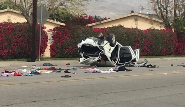 100+ mph chase ends with crash in Indio