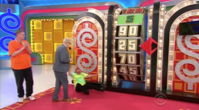 Contestant fails big time trying to spin the ‘Price is Right’ wheel