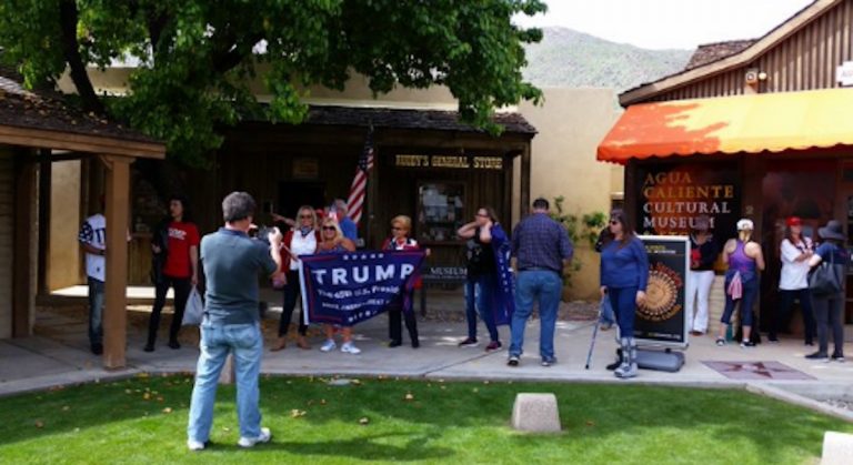 Was the Palm Springs Pro-Trump rally yuuuge?