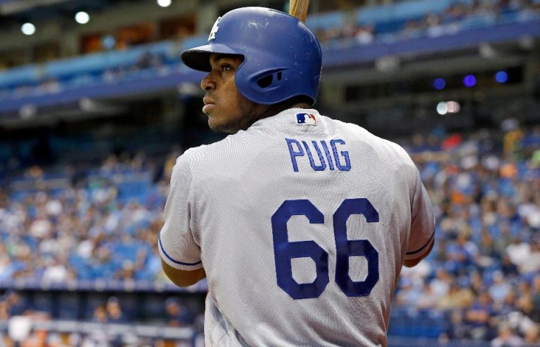 Some jerk robbed $170k worth of stuff from Yasiel Puig’s house while he’s away at Spring Training