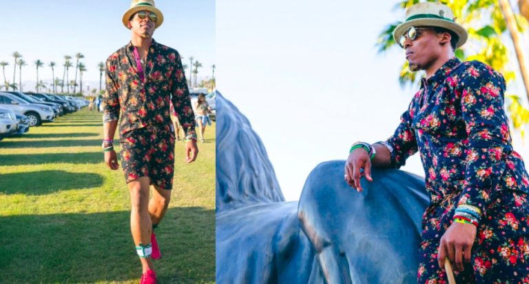 Cam Newton’s Coachella outfit is getting plenty of attention