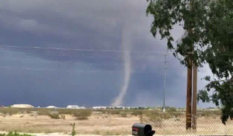 Sunday’s weird weather included a tornado in Victorville