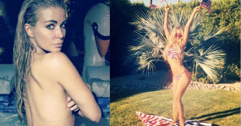 Photos: Carmen Electra enjoys the 4th of July in Palm Springs